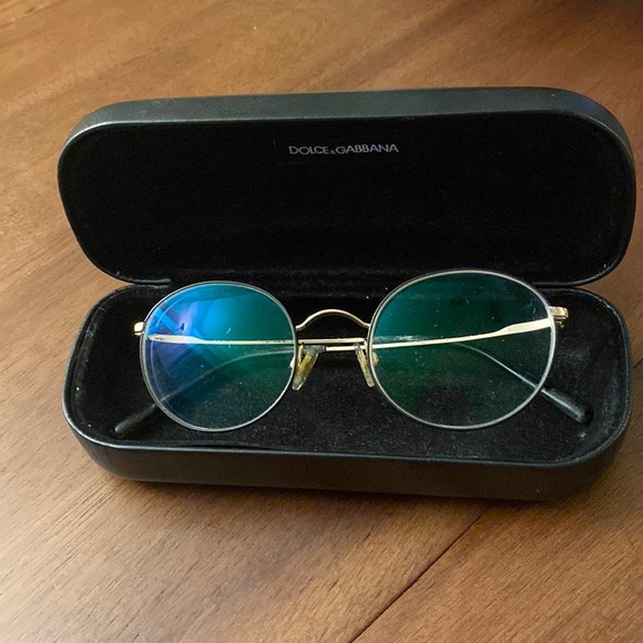 Dolce&Gabbana Round Eyeglass Frames - Picture 3 of 9